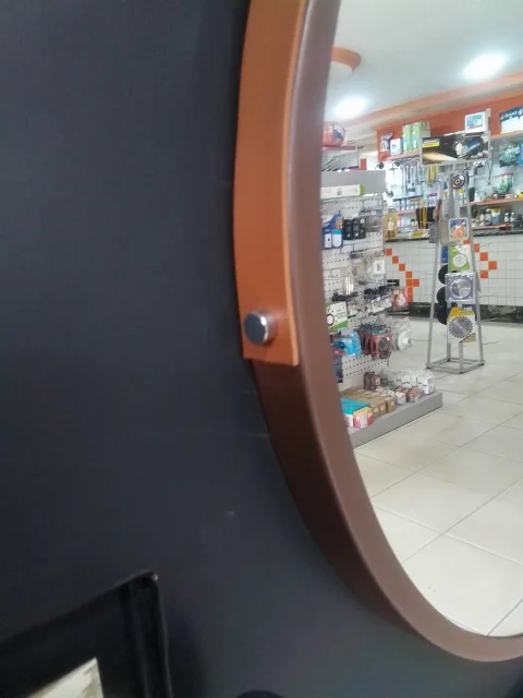 Espelho Adnet Redondo 60cm com Alça de Couro Moldura Premium Luxo 4