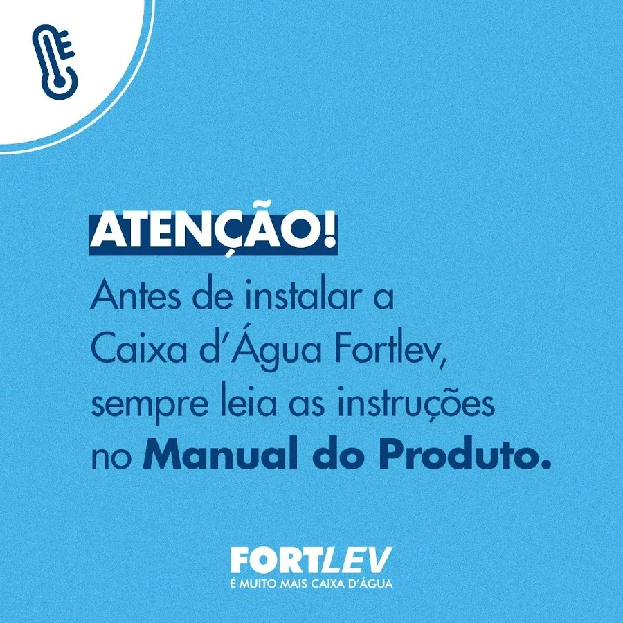 Caixa D'Água de Polietileno 5.000 Litros Fortlev Azul | Reservatório de Água em Petrópolis