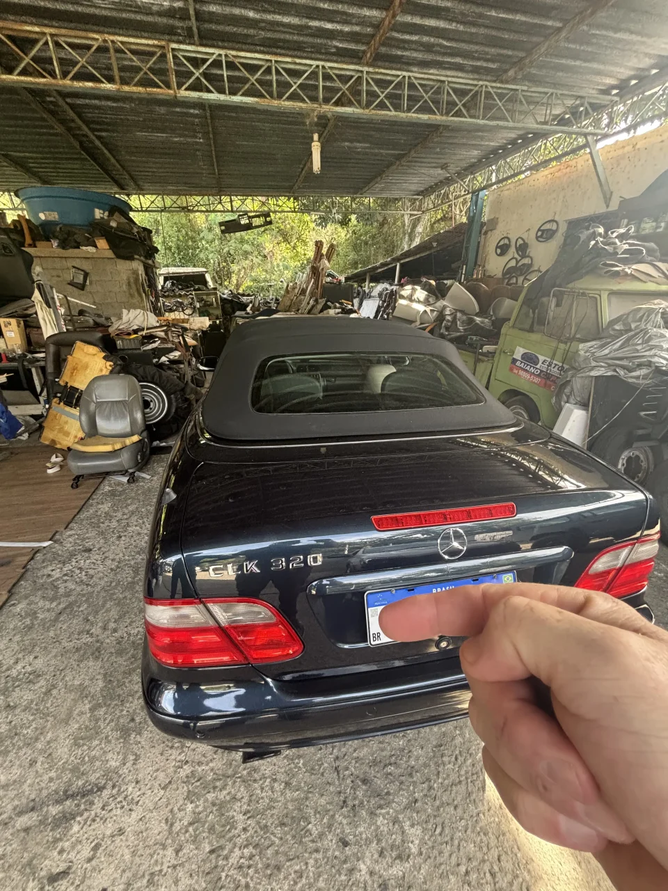 Reforma de Capota Conversível Mercedes-Benz CLK 320 | Capotaria Premium com Acabamento Profissional em Petrópolis